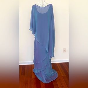 Cattiva Translucent Lilac 2Piece Tiered Gown Perfect Prom Wedding Recitals Sz 18